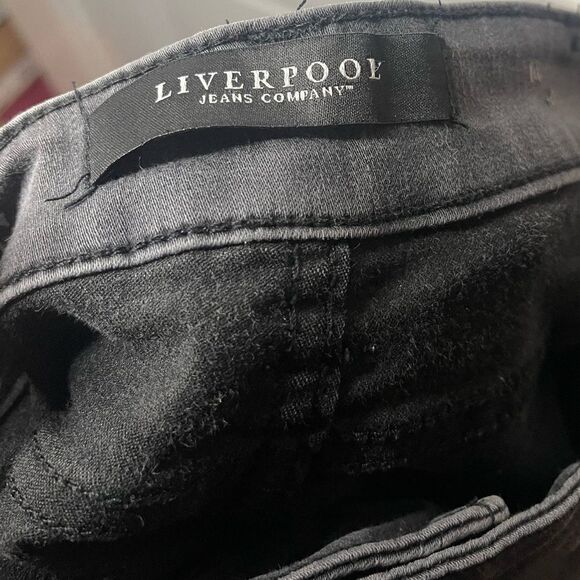 Liverpool Washed Out Black Jeans - Picture 9 of 10